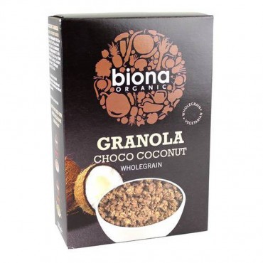 Biona Organic Chocolate & Coconut Crunchy Granola 375g